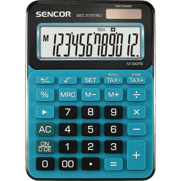 Kalkulačka Sencor SEC 372T/BU modrá 