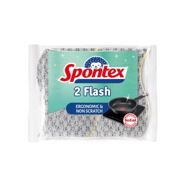 Viskózna hubka Spontex Flashmax, 2 ks 