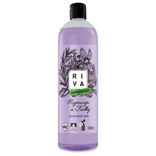 Tekuté mydlo RIVA 1kg antibakteriál 