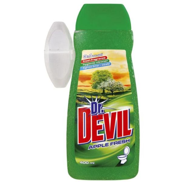 Dr.Devil WC závesný gél 400 ml Apple Fresh 