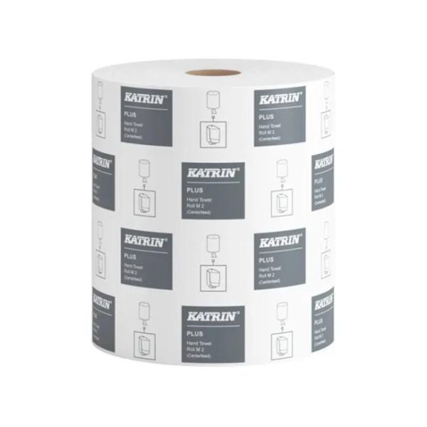 Papierové utierky v rolke 2-vrstvová KATRIN Plus M2 100m (6ks) 