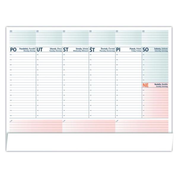 Podložka pracovná bez kalendária 52 x 39 cm 