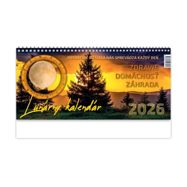 Stolový kalendár stĺpcový 28,5 x 13 cm - Lunárny 2027 