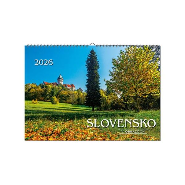 Nástenný kalendár Slovensko v obrazoch 48,5 x 34 cm 