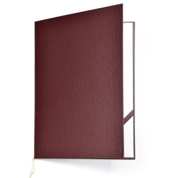 Obal na diplomy a certifikáty Standard, bordová 