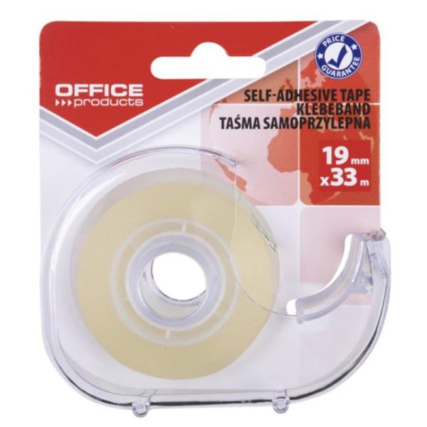 Lepiaca páska Office Products 19 mm x 33 m s dispenzorom 