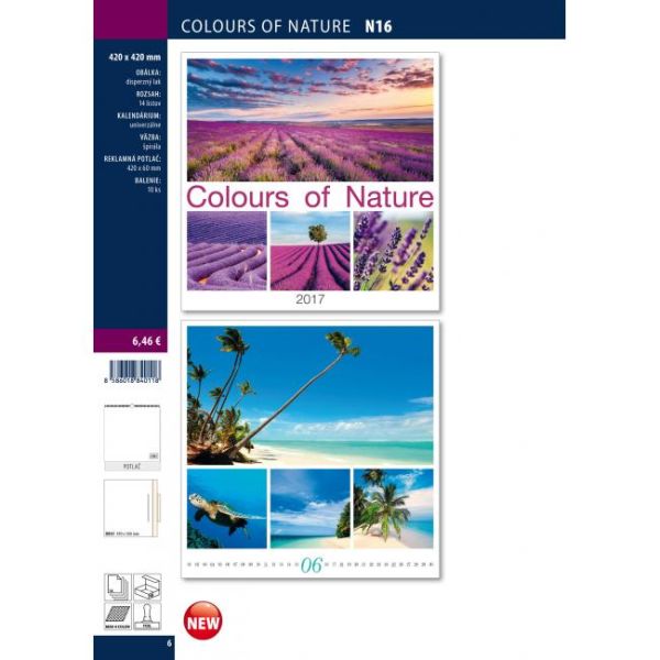 Nástenný kalendár Bibliotheca 