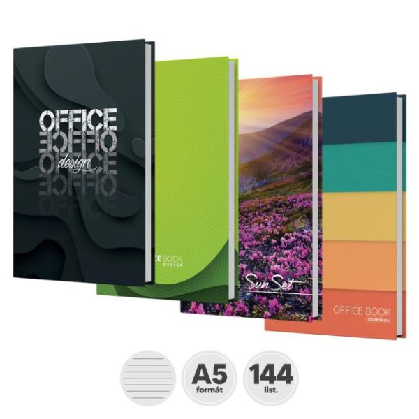 Záznamová kniha A5 144 listov linajková 