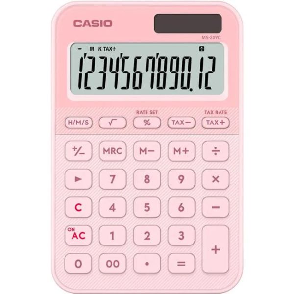 Kalkulačka stolná Casio MS 20 YC LP ružová 