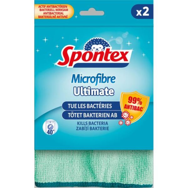 Utierka z mikrovlákna Spontex Ultimate 2 ks 