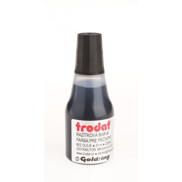 Pečiatková farba Trodat 7010 čierna, 25ml 