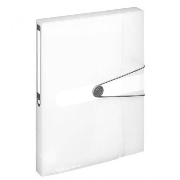 Plastový box s gumičkou Herlitz Easy Orga A4 PP číry 