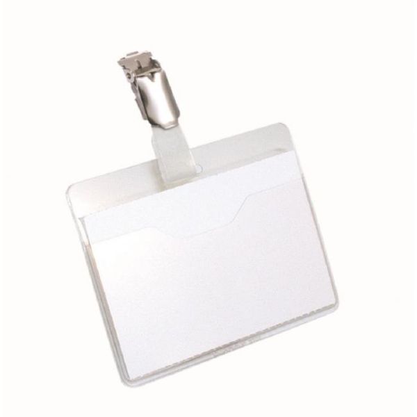 Visačka so štipcom horizontálna pootvorená DURABLE 90x60mm 5ks 