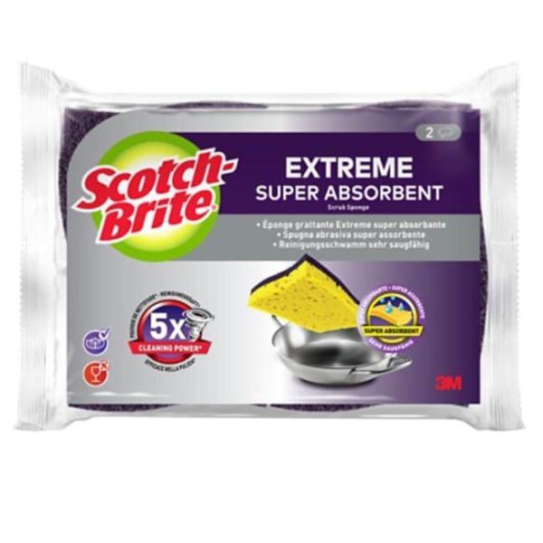 Hubka Scotch-Brite Extreme Cellulose, 2 ks 