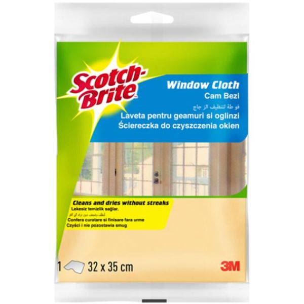 Utierka na okná Scotch-Brite 32 × 35 cm, prateľná 