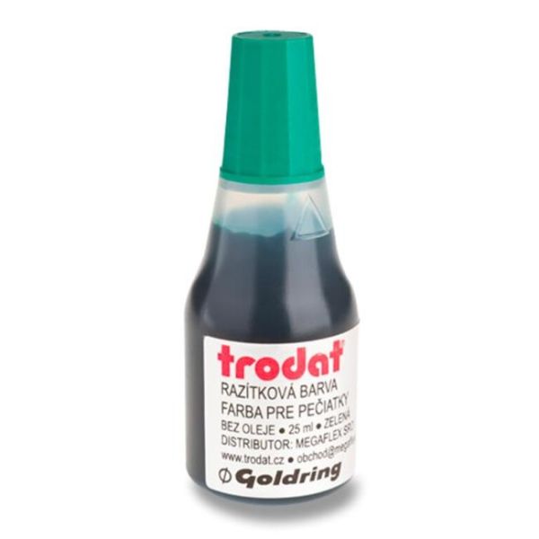 Pečiatková farba Trodat 7010 zelená, 25ml 
