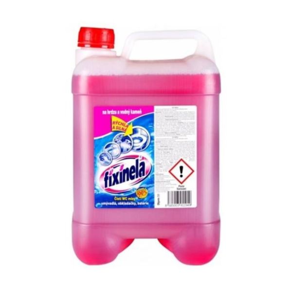 Fixinela WC tekutý čistič 5000 ml (ružová) 
