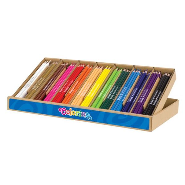 Farbičky trojhranné Colorino BIG BOX 14 farieb 168ks 
