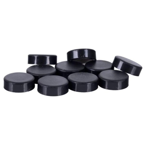 Magnety Q-CONNECT okrúhle, 20 mm, 10 ks, čierne 