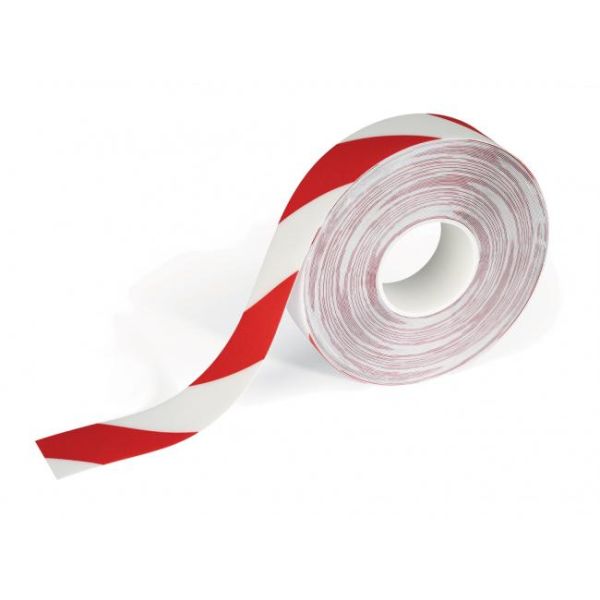 Vyznačovacia páska DURALINE STRONG 2 COLOUR bielo-červená 50 mm x 30 m 