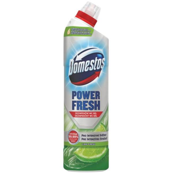 Domestos WC čistiaci gél 700ml Power Fresh Lime 