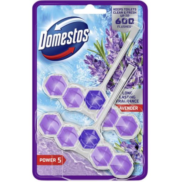 Domestos WC blok závesny Power 5 Lavender 2x50g 