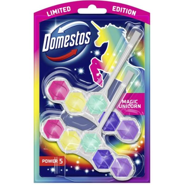 Domestos WC blok závesny Power 5 M.Unicorn 2x50g 