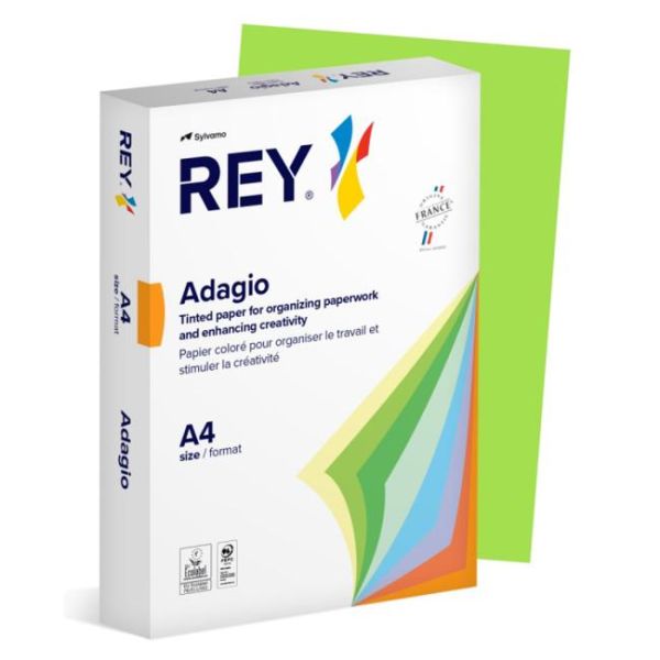 Farebný papier REY ADAGIO 16 intezívny zelený 80g 