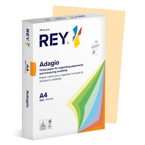 Farebný papier REY ADAGIO 38 pastelový pieskový 80g 