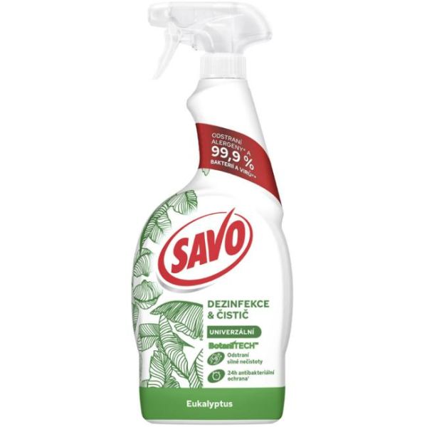 Savo dezinfekčný čistič s rozprašovačom Botanitech 700 ml 