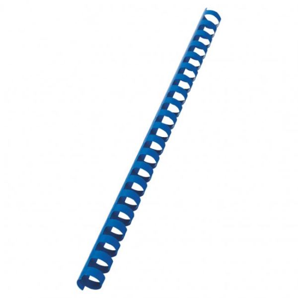 Plastové hrebene GBC 21R 19mm modré 