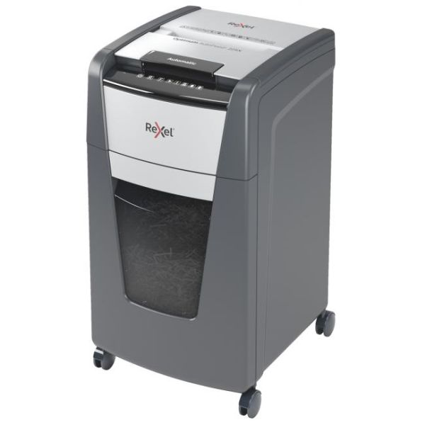 Skartovací stroj, konfety, 225 listov, REXEL, "Optimum AutoFeed+ 225X"