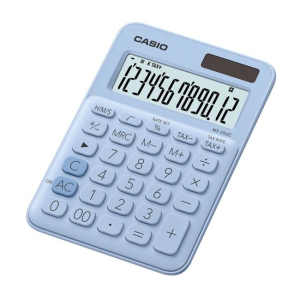 Kalkulačka Casio MS-20UC svetlo modrá 