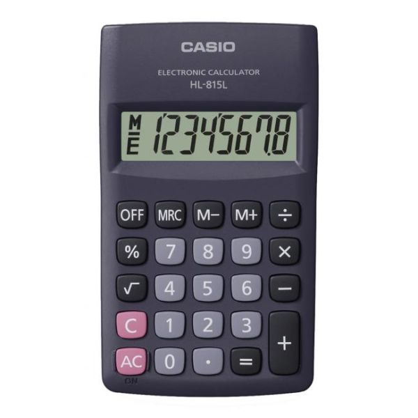 Kalkulačka Casio HL-815L vrecková čierna 
