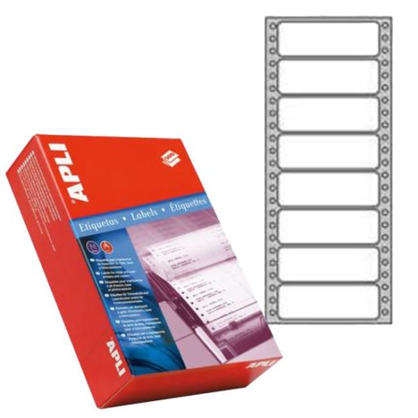 Etikety tabelačné 88,9x36mm APLI 1 radové 