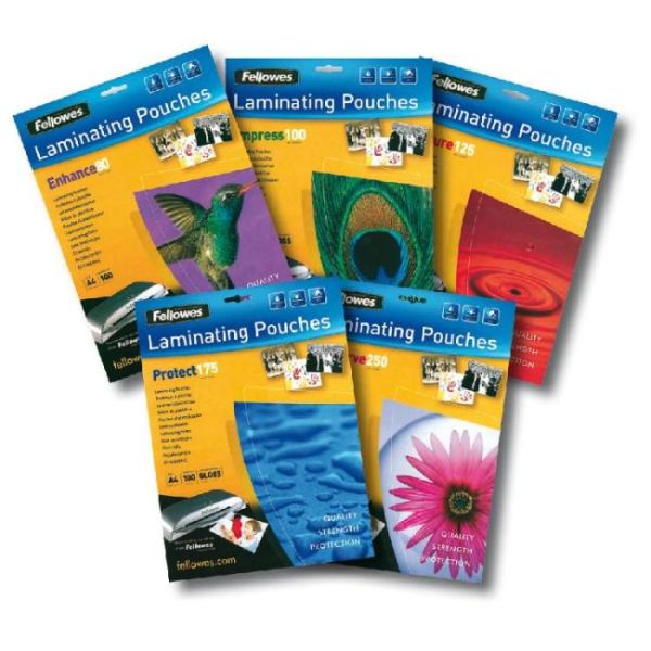 Laminovacie fólie Fellowes 60x90mm 125mic 