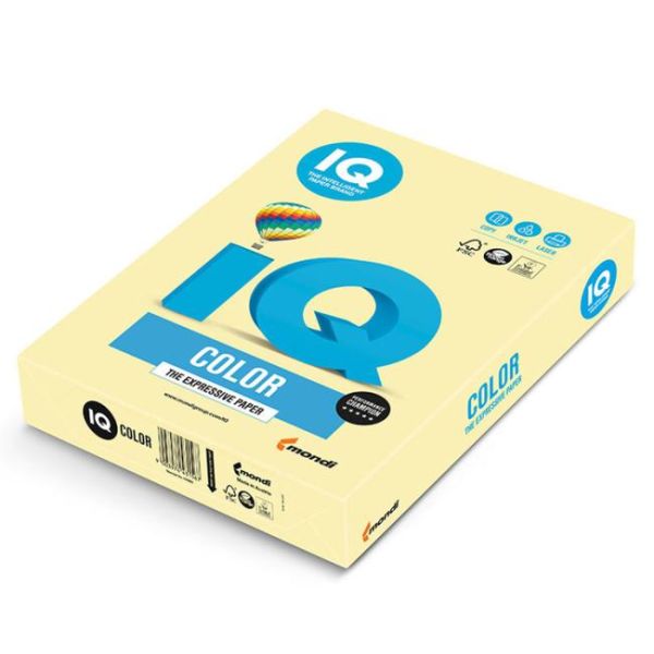 Kopírovací papier A4 IQ 80g color žltý