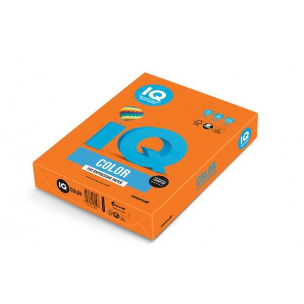 Kopírovací papier A4 IQ 80g color oranžový