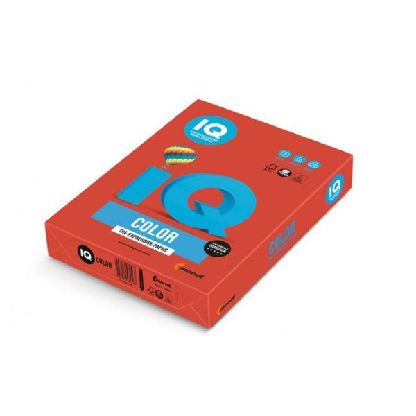 Kopírovací papier A4 IQ 80g color korálovo-červený