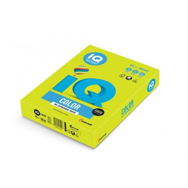 Kopírovací papier A4 IQ 80g color neónovo-zelený