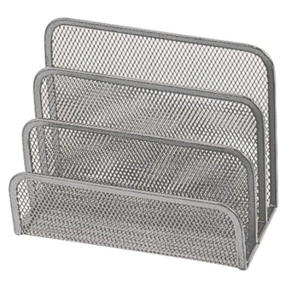 Drôtený stojan na listy 170x135x83mm strieborný 