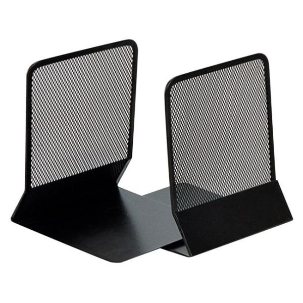 Drôtená zarážka na knihy a zakladače 130x155x165mm čierna 2ks 