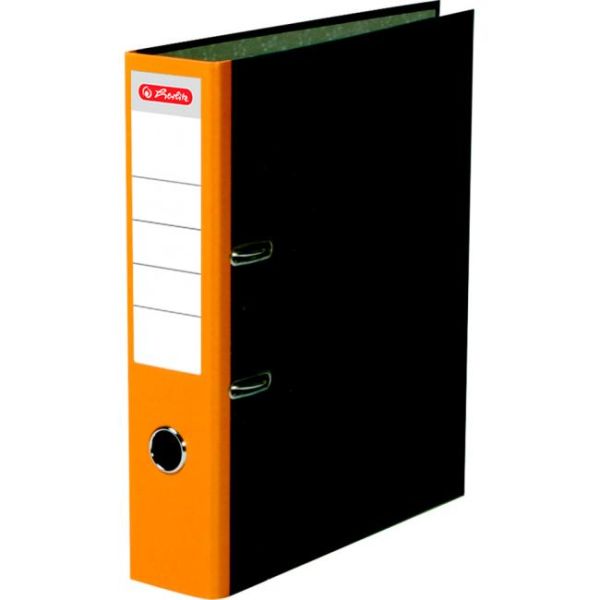 Zakladač pákový Herlitz Mramor 8cm žltý 