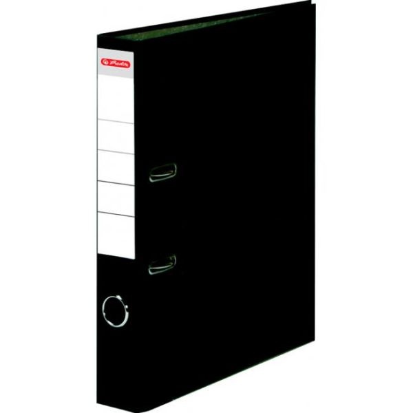 Zakladač pákový Herlitz Mramor 5cm čierny 