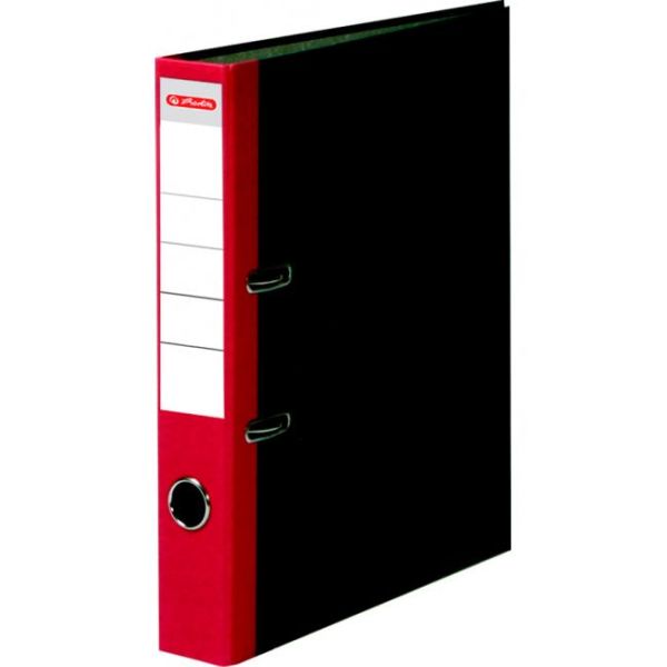 Zakladač pákový Herlitz Mramor 5cm červený 