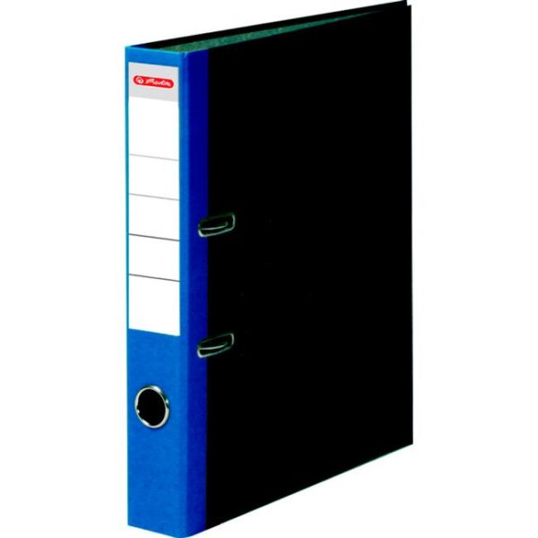 Zakladač pákový Herlitz Mramor 5cm modrý 