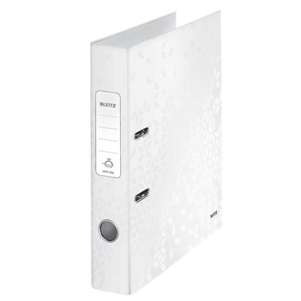 Zakladač pákový Leitz 180° WOW 5cm perleťovo biely 