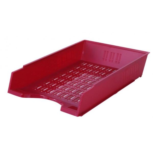 Odkladač rebrovaný bordový 