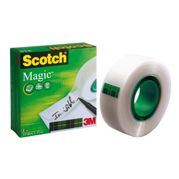 Lepiaca páska, 19 mm x 33 m, 3M SCOTCH "Magic Tape 810", 33m