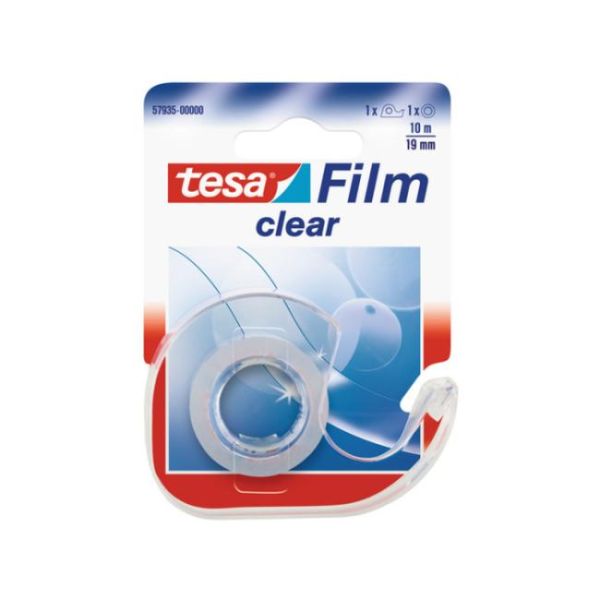 Lepiaca páska TESA clear 19 mm x 10 m s dispenzorom 
